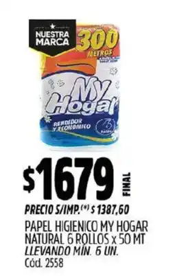 Supermercados Yaguar My Hogar natural oferta
