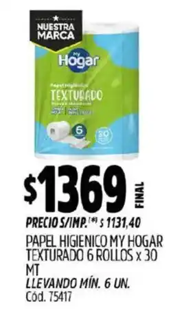 Supermercados Yaguar My Hogar texturado oferta