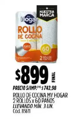 Supermercados Yaguar My Hogar rollo de cocina oferta