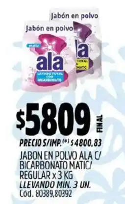 Supermercados Yaguar My Hogar jabon en polvo oferta