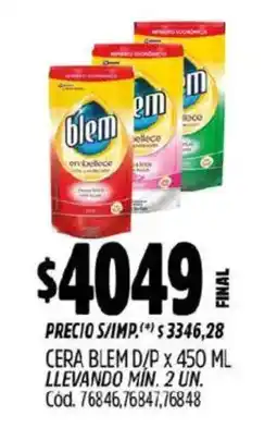 Supermercados Yaguar Blem cera oferta