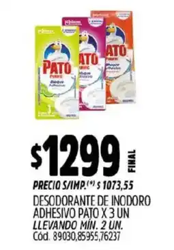 Supermercados Yaguar Pato desodorante de inidoro oferta