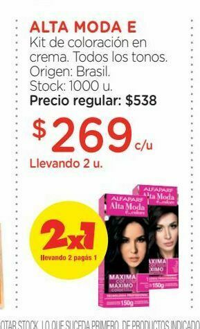 Farmacity Kit coloración en crema é colore oferta
