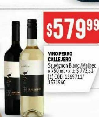 Makro Vino perro callejero oferta