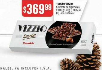 Makro Turrón vizzio oferta