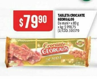 Makro Chocolate georgalos oferta