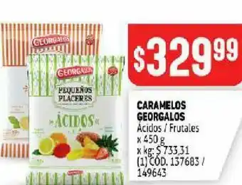 Makro Caramelos georgalos oferta