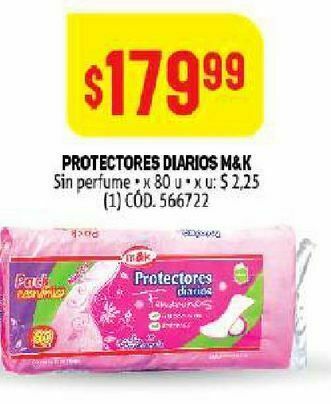 Makro Protectores femeninos m&k oferta