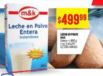 Makro Leche en polvo m&k oferta