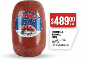 Makro Mortadela lario oferta