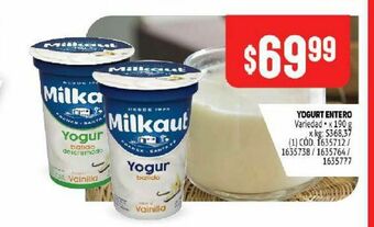 Makro Yogur milkaut oferta
