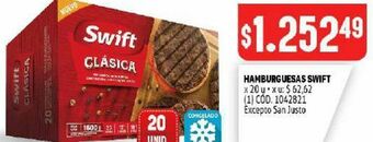 Makro Hamburguesas swift oferta