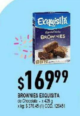 Makro Brownies exquisita oferta