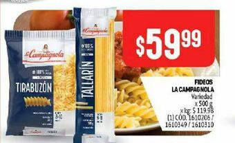 Makro Fideos la campagnola oferta