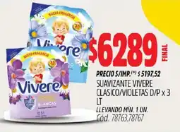 Supermercados Yaguar Vivere suavizante oferta