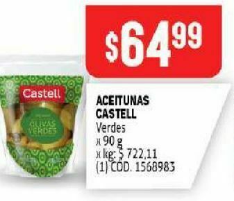 Makro Aceitunas castell oferta