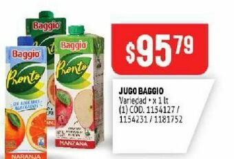 Makro Jugos baggio oferta