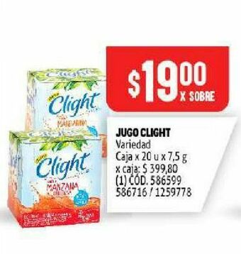 Makro Jugo en polvo clight oferta