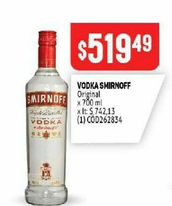 Makro Vodka smirnoff oferta
