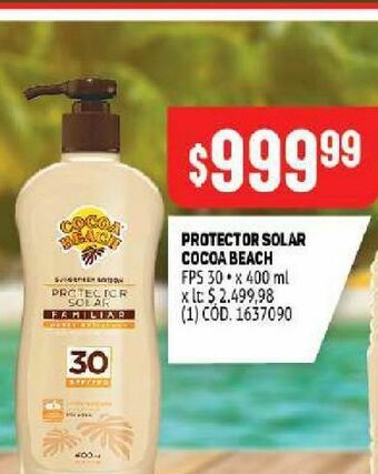 Makro Protector solar cocoa beach oferta