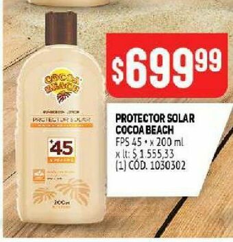 Makro Protector solar cocoa beach oferta