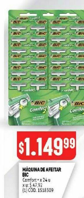 Makro Máquina de afeitar bic oferta