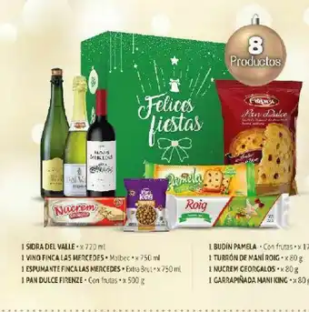 Makro Cajas navideñas 8 productos oferta