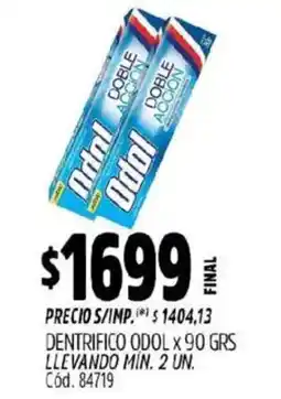 Supermercados Yaguar Odol dentifrico oferta