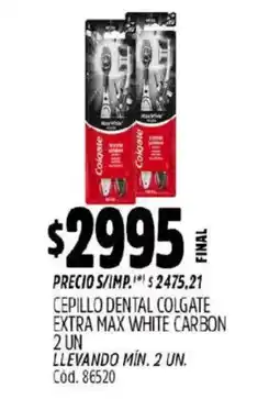 Supermercados Yaguar Colgate extra max white cepillo dental oferta