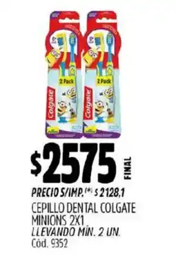 Supermercados Yaguar Colgate minions cepillo dental oferta