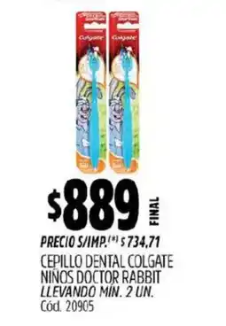 Supermercados Yaguar Colgate niños doctor rabbit cepillo dental oferta
