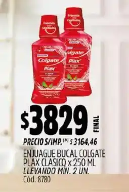 Supermercados Yaguar Colgate Plax clasico oferta