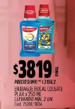 Supermercados Yaguar Colgate Plax oferta