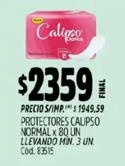 Supermercados Yaguar Calipso normal protectores oferta
