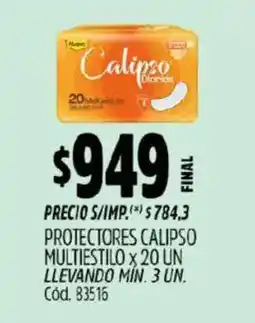 Supermercados Yaguar Calipso multiestilo protectores oferta