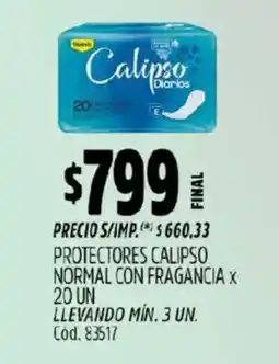 Supermercados Yaguar Calipso normal con fragrancia oferta