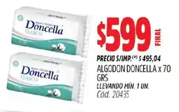Supermercados Yaguar Doncella algodon oferta