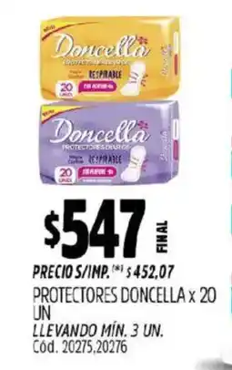 Supermercados Yaguar Doncella protectores oferta