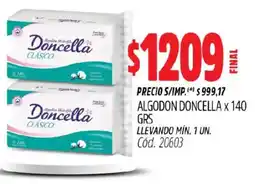 Supermercados Yaguar Doncella algodon oferta