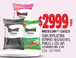 Supermercados Yaguar Depimel cera depilatoria oferta