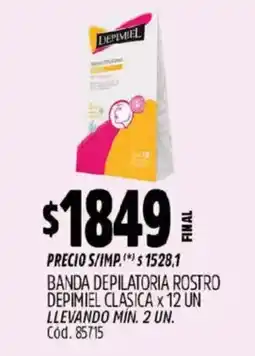 Supermercados Yaguar Depimiel clasica banda depilatoria oferta