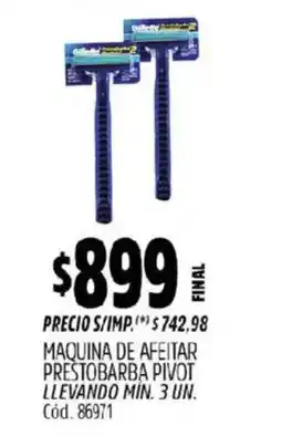 Supermercados Yaguar Gillette Prestobarba pivot oferta