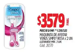 Supermercados Yaguar Venus simply rosa oferta