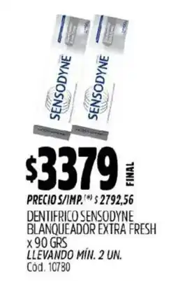 Supermercados Yaguar Sensodyne dentifrico oferta