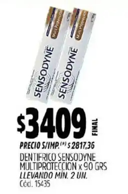 Supermercados Yaguar Sensodyne multiproteccion dentifrico oferta