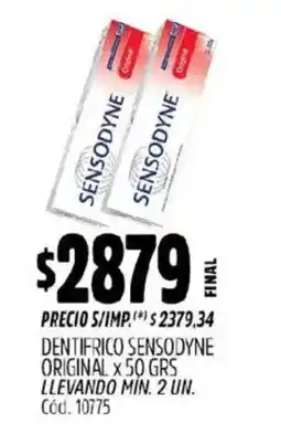 Supermercados Yaguar Sensodyne original oferta