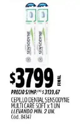 Supermercados Yaguar Sensodyne multicare soft cepillo oferta