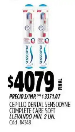 Supermercados Yaguar Sensodyne complete care soft oferta