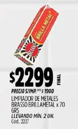 Supermercados Yaguar Brasso Brillametal limpiador de metales oferta