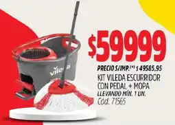 Supermercados Yaguar Villeda escurridor con pedal + mopa oferta
